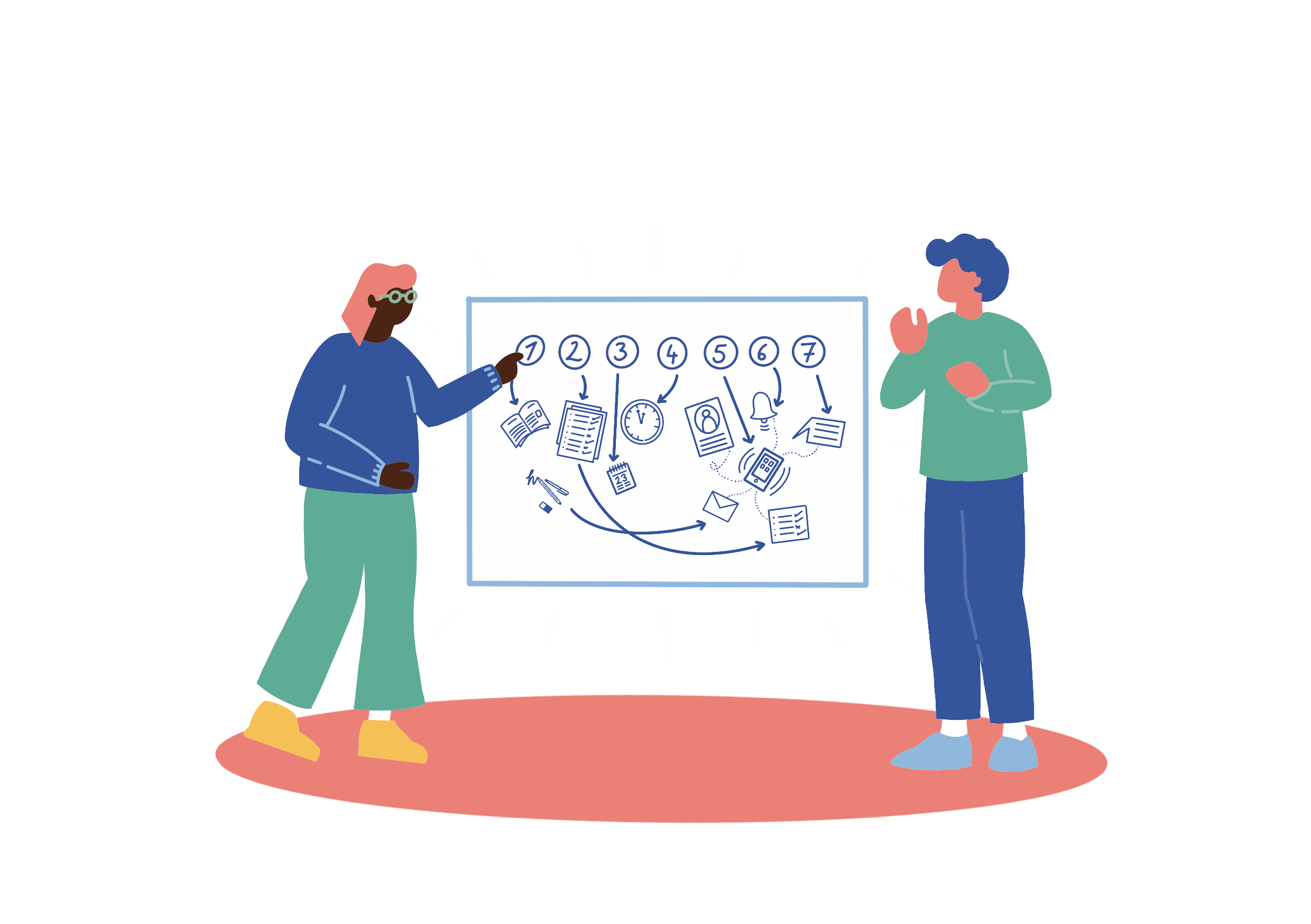 Digital Social Work Illustration