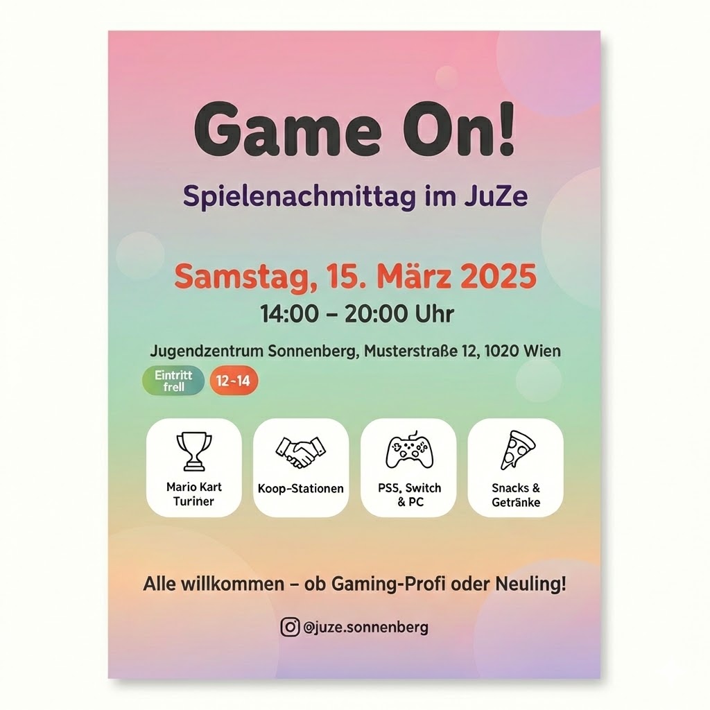 Gaming Flyer, Pro Version korrekt